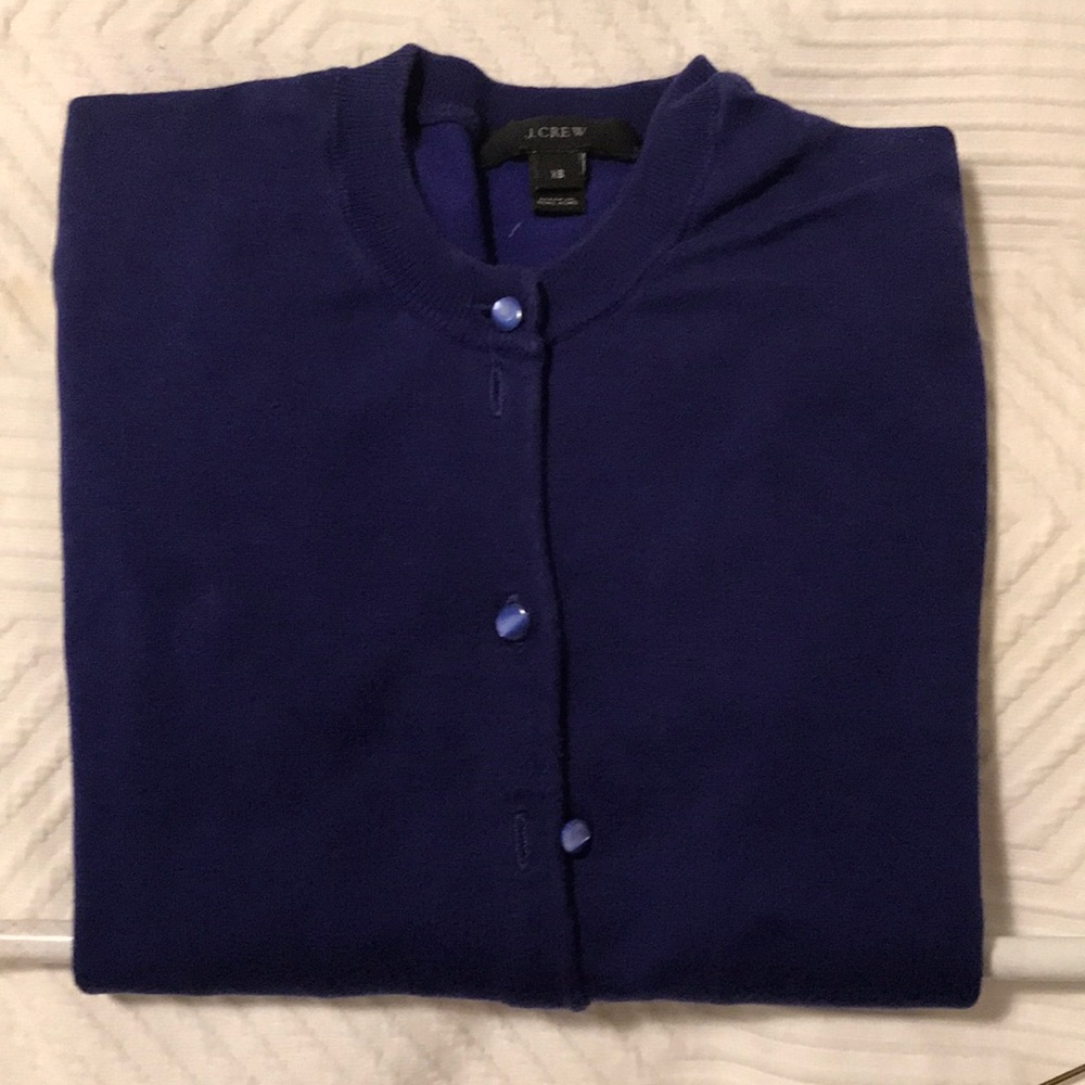 J Crew Royal Blue “Jackie” Cardigan
